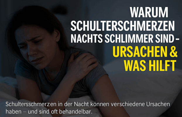💥 Schulterschmerzen nachts – Ursachen, Tipps & was wirklich hilft